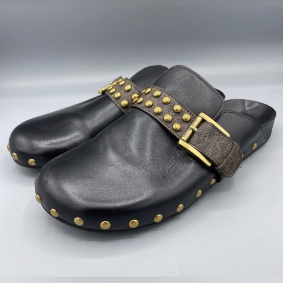 Michael Kors Shoes - MK Leather Mules/Clogs with Studs